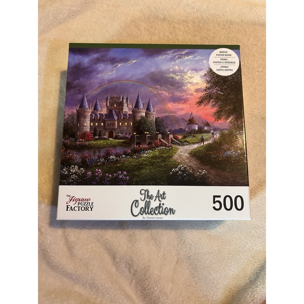 The Art Collection Dennis Lewan Jigsaw Puzzle Factory New Sealed 500 Pieces